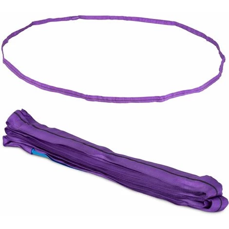 TRIZERATOP Elingue Sangle Ronde Sans Fin 1000 Kg, Longueur 4,5 M / 9 M 2 TRIZERATOP Elingue Sangle Ronde Sans Fin 1000 Kg, Longueur 4,5 M / 9 M – Image 2