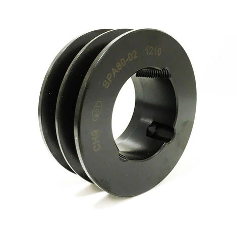 LECHEVALIER Poulie 2 Gorges Diamètre 80 Mm Arbre ø19 Mm 1 LECHEVALIER Poulie 2 Gorges Diamètre 80 Mm Arbre ø19 Mm