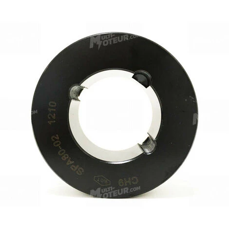 LECHEVALIER Poulie 2 Gorges Diamètre 80 Mm Arbre ø24 Mm 2 LECHEVALIER Poulie 2 Gorges Diamètre 80 Mm Arbre ø24 Mm – Image 2