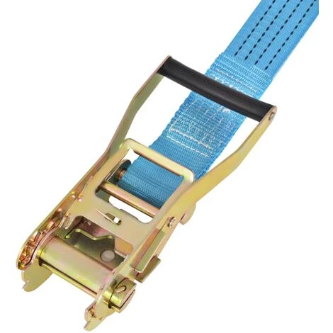 TRUE DEAL Sangle D’arrimage à Cliquet 4 Pcs 4 Tonnes 8 M X 50 Mm Bleu 5 TRUE DEAL Sangle D’arrimage à Cliquet 4 Pcs 4 Tonnes 8 M X 50 Mm Bleu – Image 5