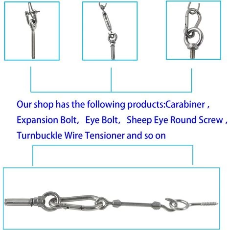 LANGRAY M6X11 304 En Acier Inoxydable Filetage Male Anneau De Levage à Oeil Boulon à Oeil Boulon à Oeil Vis Machines épaule 10 PCS 3 LANGRAY M6X11 304 En Acier Inoxydable Filetage Male Anneau De Levage à Oeil Boulon à Oeil Boulon à Oeil Vis Machines épaule 10 PCS – Image 3
