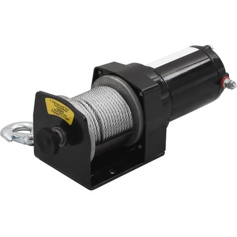 TRUE DEAL 12 V Treuil électrique 1360 KG Avec Fil Et Plaque De Montage 2 TRUE DEAL 12 V Treuil électrique 1360 KG Avec Fil Et Plaque De Montage – Image 2