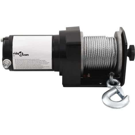 TRUE DEAL 12 V Treuil électrique 1360 KG Avec Fil Et Plaque De Montage 4 TRUE DEAL 12 V Treuil électrique 1360 KG Avec Fil Et Plaque De Montage – Image 4