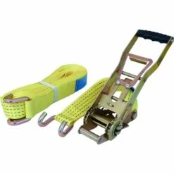 ARIM'UP Sangles D'arrimage 5T Avec Cliquet Inversé Bord De Rive 12 Mtrs X 50 Mm -Arrim Up -S19475