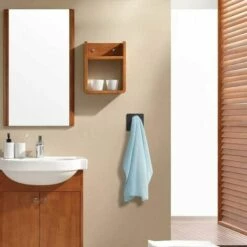 BETTERLIFE 4 Pièces, Crochet à Serviette Auto-adhésif, Noir, Crochet à Serviette Auto-adhésif Sans Trous Pour Salle De Bain Et Cuisine Crochet à Manteau Noir En Acier Inoxydable -Treuil, cric, palan et accessoires Soldes Boutique 26496879 5