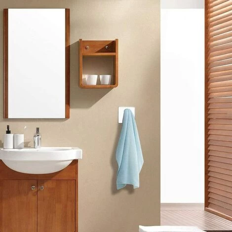 BETTERLIFE 4 Crochets Auto-adhésifs En Acier Inoxydable Peuvent être Utilisés Pour Accrocher Des Peignoirs, Des Serviettes, Des Patères Et Des Articles De Toilette, Adaptés à La Cuisine, à La Salle De Bain, Au Salon 5 BETTERLIFE 4 Crochets Auto-adhésifs En Acier Inoxydable Peuvent être Utilisés Pour Accrocher Des Peignoirs, Des Serviettes, Des Patères Et Des Articles De Toilette, Adaptés à La Cuisine, à La Salle De Bain, Au Salon – Image 5