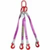 TRIZERATOP Elingue Sangle Ronde à 4 Brins 4200 Kg 4 Mètres Crochet à Oeillet