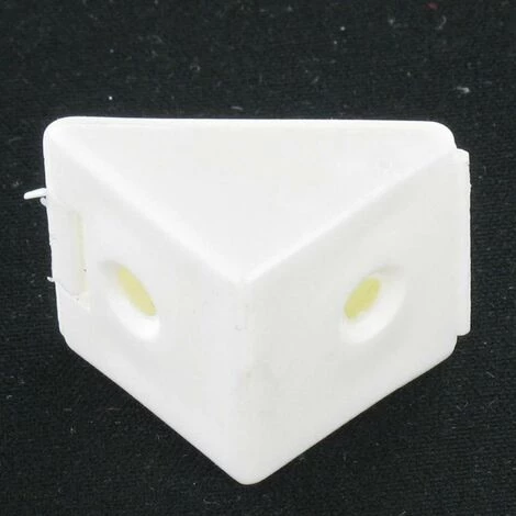 VIS EXPRESS Embase Collerette TRIANGLE Plastique 2 Trous Blanc | Conditionnement: 10 Pieces 3 VIS EXPRESS Embase Collerette TRIANGLE Plastique 2 Trous Blanc | Conditionnement: 10 Pieces – Image 3