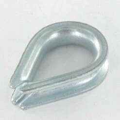 VIS EXPRESS COSSE COEUR LEGERE POUR CABLE DE 3 ACIER ZING BLANC | Conditionnement: 5 Pieces