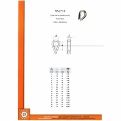 VIS EXPRESS COSSE COEUR LEGERE POUR CABLE DE 3 ACIER ZING BLANC | Conditionnement: 5 Pieces -Treuil, cric, palan et accessoires Soldes Boutique 27147101 3