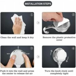 BETTERLIFE 3 Crochets, Crochet Porte-serviettes, Serviette De Bain Mural Et Crochet De Cuisine 7 BETTERLIFE 3 Crochets, Crochet Porte-serviettes, Serviette De Bain Mural Et Crochet De Cuisine -Treuil, cric, palan et accessoires Soldes Boutique 27168419 3