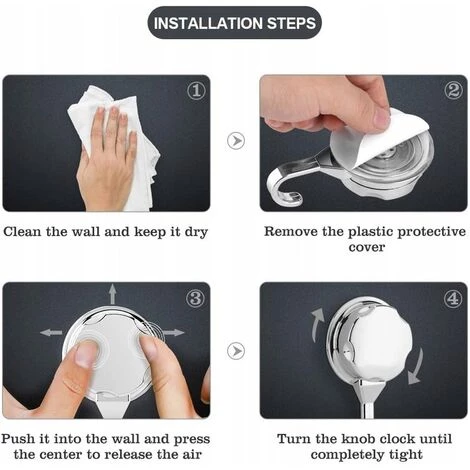 BETTERLIFE 3 Crochets, Crochet Porte-serviettes, Serviette De Bain Mural Et Crochet De Cuisine 3 BETTERLIFE 3 Crochets, Crochet Porte-serviettes, Serviette De Bain Mural Et Crochet De Cuisine – Image 3