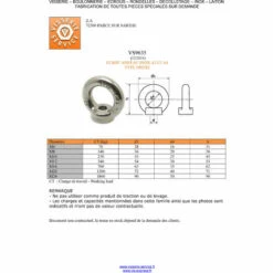 VIS EXPRESS ECROU A ANNEAU M12 INOX A4 | Conditionnement: Unitaire -Treuil, cric, palan et accessoires Soldes Boutique 27181743 3