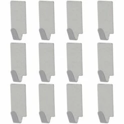 BETTERLIFE Crochet Mural 12 Serviettes Auto-adhésifs Muraux Porte-serviettes En Acier Inoxydable Crochets Muraux De Salle De Bain De Cuisine -Treuil, cric, palan et accessoires Soldes Boutique 27228417 4