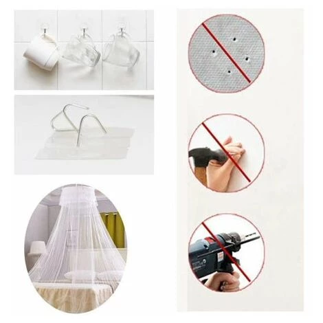 BETTERLIFE Crochet En Viscose, Pas De Perçage, Velcro Transparent, Crochet De Cuisine, Crochet à Vêtements, Crochet En Plastique, étanche, Détachable - Convient à La Cuisine, à La Salle De Bain (maximum 5 Kg, 6 Pièces) 2 BETTERLIFE Crochet En Viscose, Pas De Perçage, Velcro Transparent, Crochet De Cuisine, Crochet à Vêtements, Crochet En Plastique, étanche, Détachable - Convient à La Cuisine, à La Salle De Bain (maximum 5 Kg, 6 Pièces) – Image 2