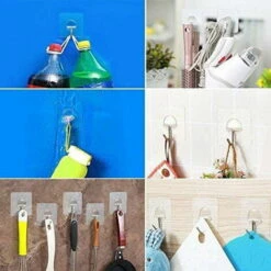 BETTERLIFE Crochet En Viscose, Pas De Perçage, Velcro Transparent, Crochet De Cuisine, Crochet à Vêtements, Crochet En Plastique, étanche, Détachable - Convient à La Cuisine, à La Salle De Bain (maximum 5 Kg, 6 Pièces) 9 BETTERLIFE Crochet En Viscose, Pas De Perçage, Velcro Transparent, Crochet De Cuisine, Crochet à Vêtements, Crochet En Plastique, étanche, Détachable - Convient à La Cuisine, à La Salle De Bain (maximum 5 Kg, 6 Pièces) -Treuil, cric, palan et accessoires Soldes Boutique 27228473 5