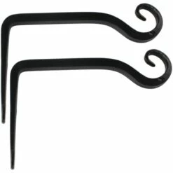 DEVENIRRICHE Porte-plante Porte-fleur Suspendu Crochet Mural En Fer Crochet De Support Mural Suspendu Pour Planteurs Suspendus Nichoirs Lanterne Carillons éoliens Appliques Murales, Style 1 -Treuil, cric, palan et accessoires Soldes Boutique 27289679 4