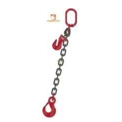 TRIZERATOP Elingue Chaine 1 Brin 13mm CMU 5300kg Crochet à Chape Crochet De Raccourcissement 1 Mètres