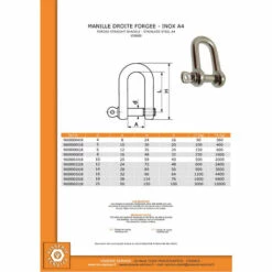 VIS EXPRESS Manille Droite Forgee Inox A4 Diametre 5 | Conditionnement: 20 Pieces -Treuil, cric, palan et accessoires Soldes Boutique 28034152 3