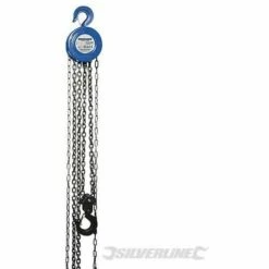 SILVERLINE Palan Manuel à Chaîne, 2 000 kg / Hauteur De Levage 3 M, 2000 Kg- Hauteur De Levage 3 M