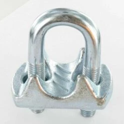 VIS EXPRESS SERRE CABLE ETRIER ACIER ZING BLANC POUR CABLE 16 | Conditionnement: 10 Pieces