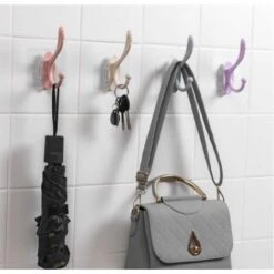 BETTERLIFE Crochet Adhésif Solide Pour Salle De Bain, Crochet à Vêtements, Crochet à Serviette De Salle De Bain, Autocollant Adhésif Perforé Sans Mur, Crochet Mural Derrière La Porte -Treuil, cric, palan et accessoires Soldes Boutique 28905117 3