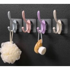 BETTERLIFE Crochet Adhésif Solide Pour Salle De Bain, Crochet à Vêtements, Crochet à Serviette De Salle De Bain, Autocollant Adhésif Perforé Sans Mur, Crochet Mural Derrière La Porte -Treuil, cric, palan et accessoires Soldes Boutique 28905117 4