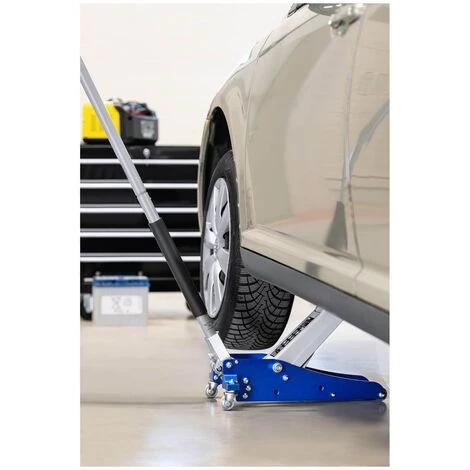 MSW Cric Hydraulique Roulant Pour Voiture Professionnel Robuste Atelier 1,5 Tonne - Gris 4 MSW Cric Hydraulique Roulant Pour Voiture Professionnel Robuste Atelier 1,5 Tonne - Gris – Image 4