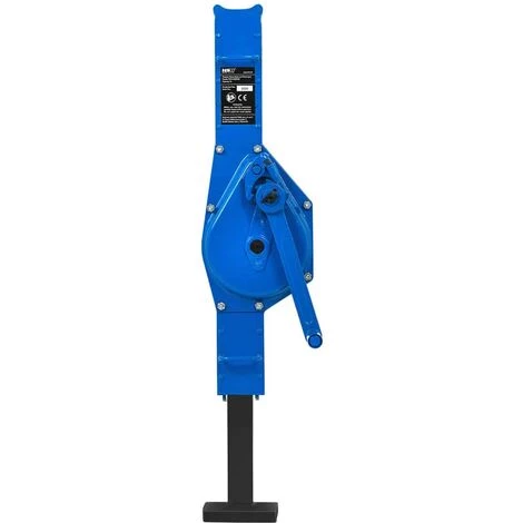 MSW Cric à Fût Montant Cric à Crémaillère Manivelle Forestier Levage 3 T 3000 Kg - Gris 3 MSW Cric à Fût Montant Cric à Crémaillère Manivelle Forestier Levage 3 T 3000 Kg - Gris – Image 3