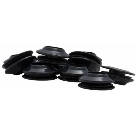 RIBIMEX Lot De 10 Oeillets Auto Perforants Pour Bâches Blanc, Bleu Ou Noir Noir 1 RIBIMEX Lot De 10 Oeillets Auto Perforants Pour Bâches Blanc, Bleu Ou Noir Noir