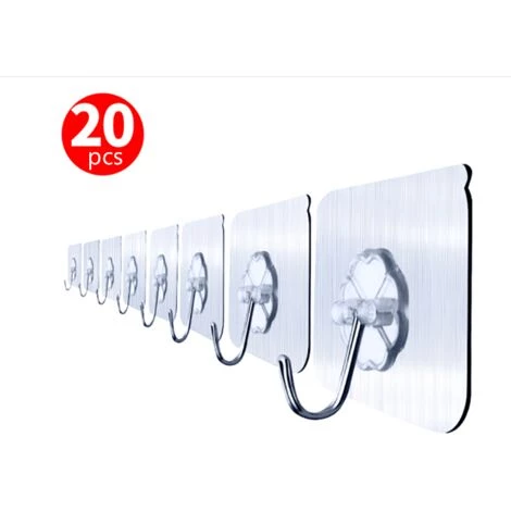 BETTERLIFE Crochet Autocollants Crochets Collants Forts Crochets à Vêtements Crochets à Vêtements Derrière La Porte Poinçonnage Gratuit Crochets De Salle De Bain De Cuisine 20 Pcs Sky Silver 1481 1 BETTERLIFE Crochet Autocollants Crochets Collants Forts Crochets à Vêtements Crochets à Vêtements Derrière La Porte Poinçonnage Gratuit Crochets De Salle De Bain De Cuisine 20 Pcs Sky Silver 1481