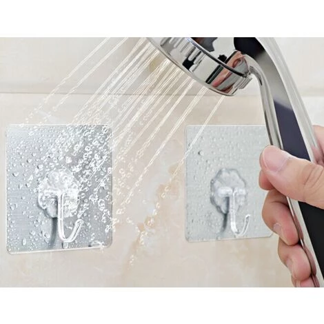 BETTERLIFE Crochet Autocollants Crochets Collants Forts Crochets à Vêtements Crochets à Vêtements Derrière La Porte Poinçonnage Gratuit Crochets De Salle De Bain De Cuisine 20 Pcs Sky Silver 1481 3 BETTERLIFE Crochet Autocollants Crochets Collants Forts Crochets à Vêtements Crochets à Vêtements Derrière La Porte Poinçonnage Gratuit Crochets De Salle De Bain De Cuisine 20 Pcs Sky Silver 1481 – Image 3