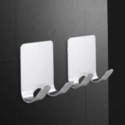 DEVENIRRICHE Crochet Adhésif Porte Rasoir Double Crochet Métal Waterproof Support De Rasoir Accroche Serviette Salle De Bain En Acier INOX Pour La Douche Peut Supporter Jusqu'à 1 Kg (4 Pièces) 7 DEVENIRRICHE Crochet Adhésif Porte Rasoir Double Crochet Métal Waterproof Support De Rasoir Accroche Serviette Salle De Bain En Acier INOX Pour La Douche Peut Supporter Jusqu'à 1 Kg (4 Pièces) -Treuil, cric, palan et accessoires Soldes Boutique 30026865 3