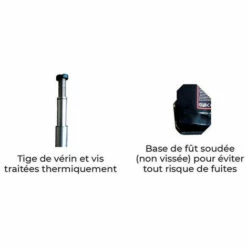 Stockman - Cric Bouteille Double Vérin 4 Tonnes 175/170 Mm - HC40T 7 Stockman - Cric Bouteille Double Vérin 4 Tonnes 175/170 Mm - HC40T -Treuil, cric, palan et accessoires Soldes Boutique 3002985 4