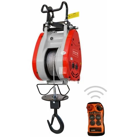 Palan à Câble électrique 500 Kg De Qualité Industrielle MW-Tools PHS500-R 1 Palan à Câble électrique 500 Kg De Qualité Industrielle MW-Tools PHS500-R