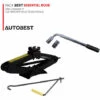 AUTOBEST Pack BEST ESSENTIEL ROUE Cric Losange 1t Et Clé Démonte Roue Télescopique