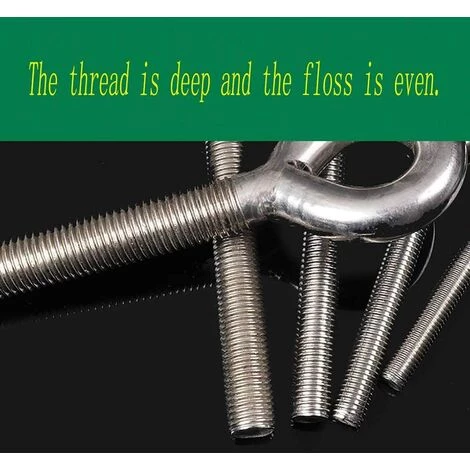 BETTERLIFE M5 304 Anneaux En Acier Inoxydable Soudés Fermés Vis à œil De Tige De Vis à Vis Résistant à La Corrosion 10PCS 4 BETTERLIFE M5 304 Anneaux En Acier Inoxydable Soudés Fermés Vis à œil De Tige De Vis à Vis Résistant à La Corrosion 10PCS – Image 4