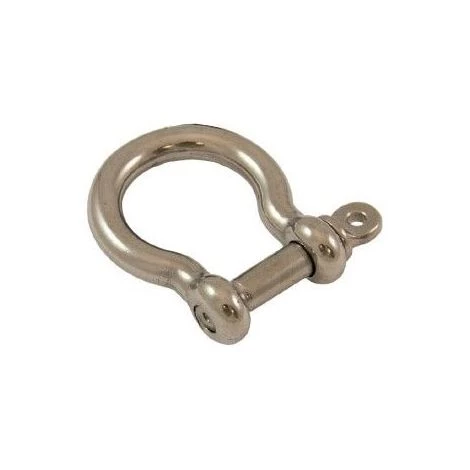 WEBSILOR Manille En Inox Lyre - Diamètre : 4mm 1 WEBSILOR Manille En Inox Lyre - Diamètre : 4mm