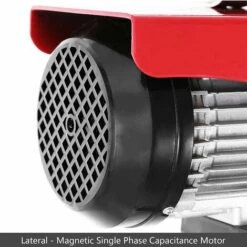 BATHRINS Treuil électrique 200 Kg/500W Avec Câble En Acier