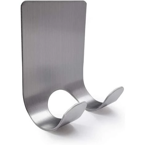 DEVENIRRICHE 4pcs Crochets Adhésifs Muraux En Acier Inoxydable, Pour Accrocher Les Clés, Robe, Manteau, Serviette, Coller Les Crochets Sur L'Armoires/Portes/Cuisine 3 DEVENIRRICHE 4pcs Crochets Adhésifs Muraux En Acier Inoxydable, Pour Accrocher Les Clés, Robe, Manteau, Serviette, Coller Les Crochets Sur L'Armoires/Portes/Cuisine – Image 3