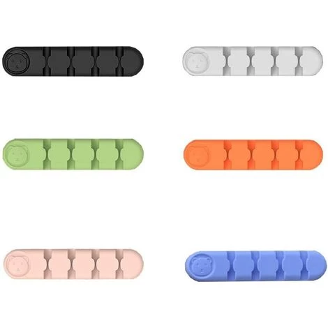 ABCRITAL 5 Pièces Clips Câble Organisateur Bureau, Support De Câble Adhésif En Silicone, Clips Pour Câbles Bien Rangés Durable, Pour Câble De Charge Usb/Câble D'Alimentation/Câble De Souris 1 ABCRITAL 5 Pièces Clips Câble Organisateur Bureau, Support De Câble Adhésif En Silicone, Clips Pour Câbles Bien Rangés Durable, Pour Câble De Charge Usb/Câble D'Alimentation/Câble De Souris