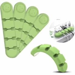 ABCRITAL 4 Pièces Support De Câble, Pinces De Câble Gestion De Câbles Polyvalente Ensemble D'Organisateur De Câbles Pour Bureau Pour Fils De Chargeur/Ordinateur/Souris/Écouteur/Téléphone