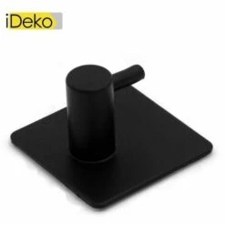 IDeko® 4 Pièces Crochet Porte Serviettes Auto Adhésif Noir Crochet Mural De Salle De Bains Porte Serviette Avec Scotch Adhésif 7 IDeko® 4 Pièces Crochet Porte Serviettes Auto Adhésif Noir Crochet Mural De Salle De Bains Porte Serviette Avec Scotch Adhésif -Treuil, cric, palan et accessoires Soldes Boutique 31777287 4