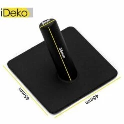 IDeko® 4 Pièces Crochet Porte Serviettes Auto Adhésif Noir Crochet Mural De Salle De Bains Porte Serviette Noir -Treuil, cric, palan et accessoires Soldes Boutique 31777288 4