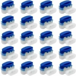 ABCRITAL 20 Pièces Connecteurs De Câble Connecteurs 314 Connecteurs De Câble Remplis De Gel Résines Terminal Blocks Connecteur Étanche Raccords De Câbles Pour Jardin Extérieur Robot Voiture Mower