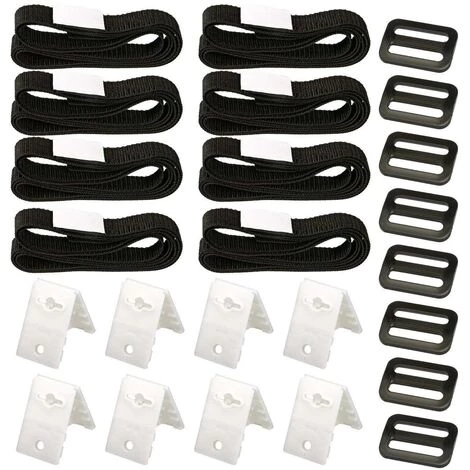 BETTERLIFE Set De 8 Sangles De Maintien | Sangles Et Clips De Fixation Pour Les Enrouleurs | Accessoires De Rechange Pour Système D'enrouleurs Mobiles, Bâches Et Couvertures De Piscine 1 BETTERLIFE Set De 8 Sangles De Maintien | Sangles Et Clips De Fixation Pour Les Enrouleurs | Accessoires De Rechange Pour Système D'enrouleurs Mobiles, Bâches Et Couvertures De Piscine
