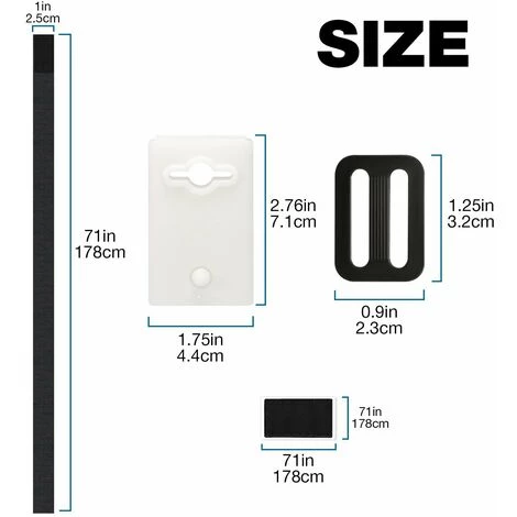 BETTERLIFE Set De 8 Sangles De Maintien | Sangles Et Clips De Fixation Pour Les Enrouleurs | Accessoires De Rechange Pour Système D'enrouleurs Mobiles, Bâches Et Couvertures De Piscine 5 BETTERLIFE Set De 8 Sangles De Maintien | Sangles Et Clips De Fixation Pour Les Enrouleurs | Accessoires De Rechange Pour Système D'enrouleurs Mobiles, Bâches Et Couvertures De Piscine – Image 5