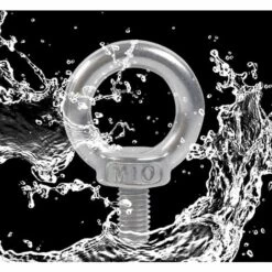 AIDUCHO M3X9 304 En Acier Inoxydable Filetage Mâle Anneau De Levage À Oeil Boulon À Oeil Boulon À Oeil Vis Machines Épaule 10 PCS -Treuil, cric, palan et accessoires Soldes Boutique 32752971 4