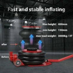 GÉNÉRIQUE SANS MARQUE Cric Pneumatique 3T -Treuil, cric, palan et accessoires Soldes Boutique 33238464 3