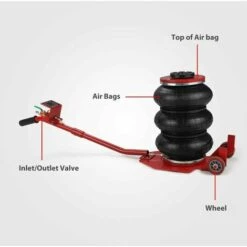 GÉNÉRIQUE SANS MARQUE Cric Pneumatique 3T -Treuil, cric, palan et accessoires Soldes Boutique 33238464 4